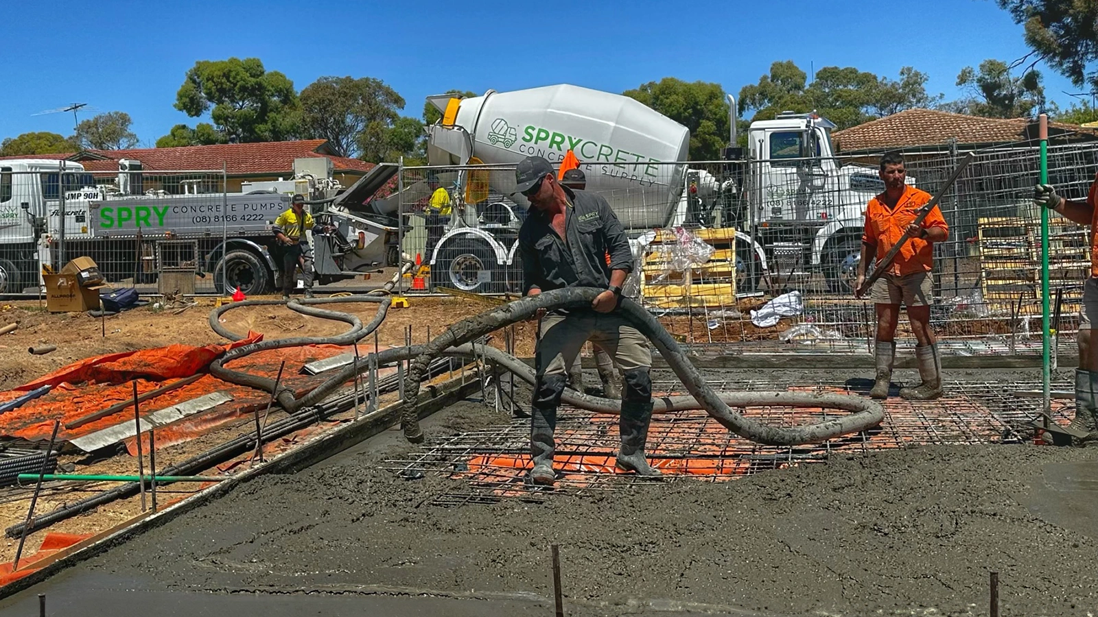 Spry Concrete Pumps Pour