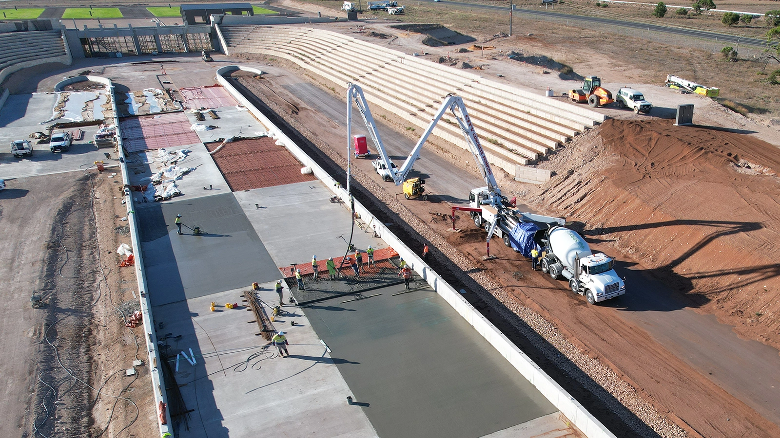 Concrete-Pour-for-The-Bend-Drag-Strip